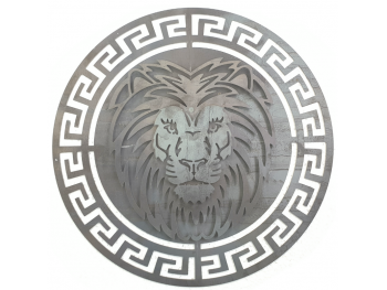 лев 3D з версаче Ø400